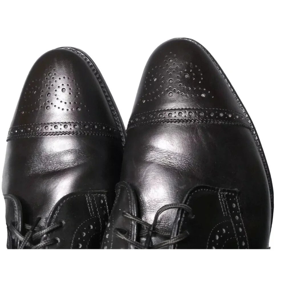 Allen Edmonds Sanford Cap-Toe Derby Dress Shoes Men's Size 14 D Retail $395